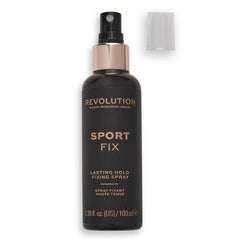 Revolution Beauty London close-up of fine mist nozzle showing even spray for long hold