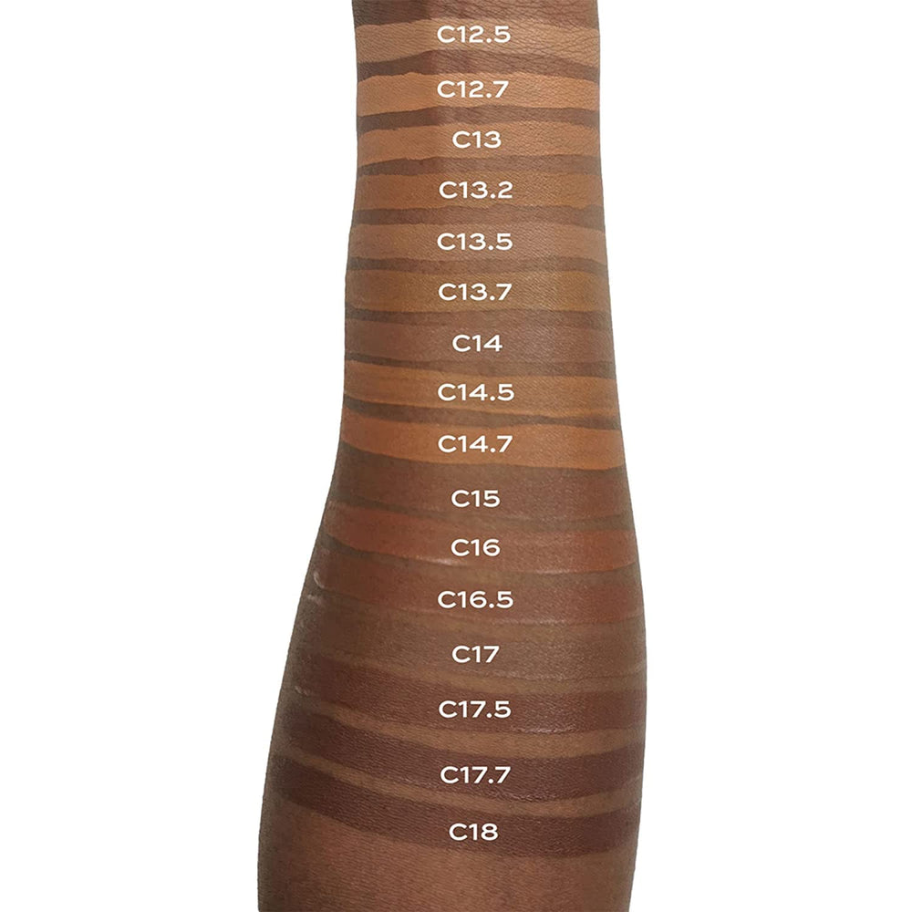 Revolution Beauty London close-up of creamy matte texture demonstrating blendability