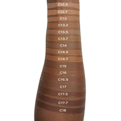 Revolution Beauty London close-up of creamy matte texture demonstrating blendability