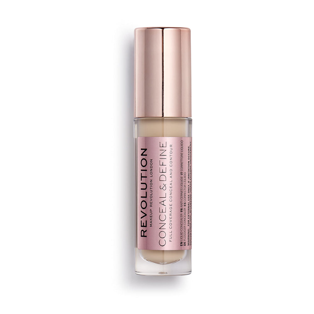 Revolution translucent compact showing front packaging and shade C2 benefit quick identification