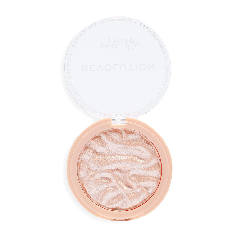 Revolution Beauty London compact front showing clean packaging and easy portability