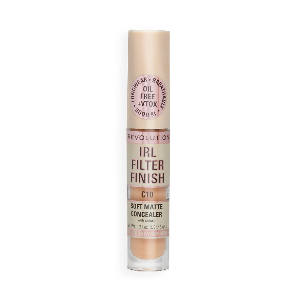 Revolution ingredient label highlighting hyaluronic acid and VTOX smoothing benefit