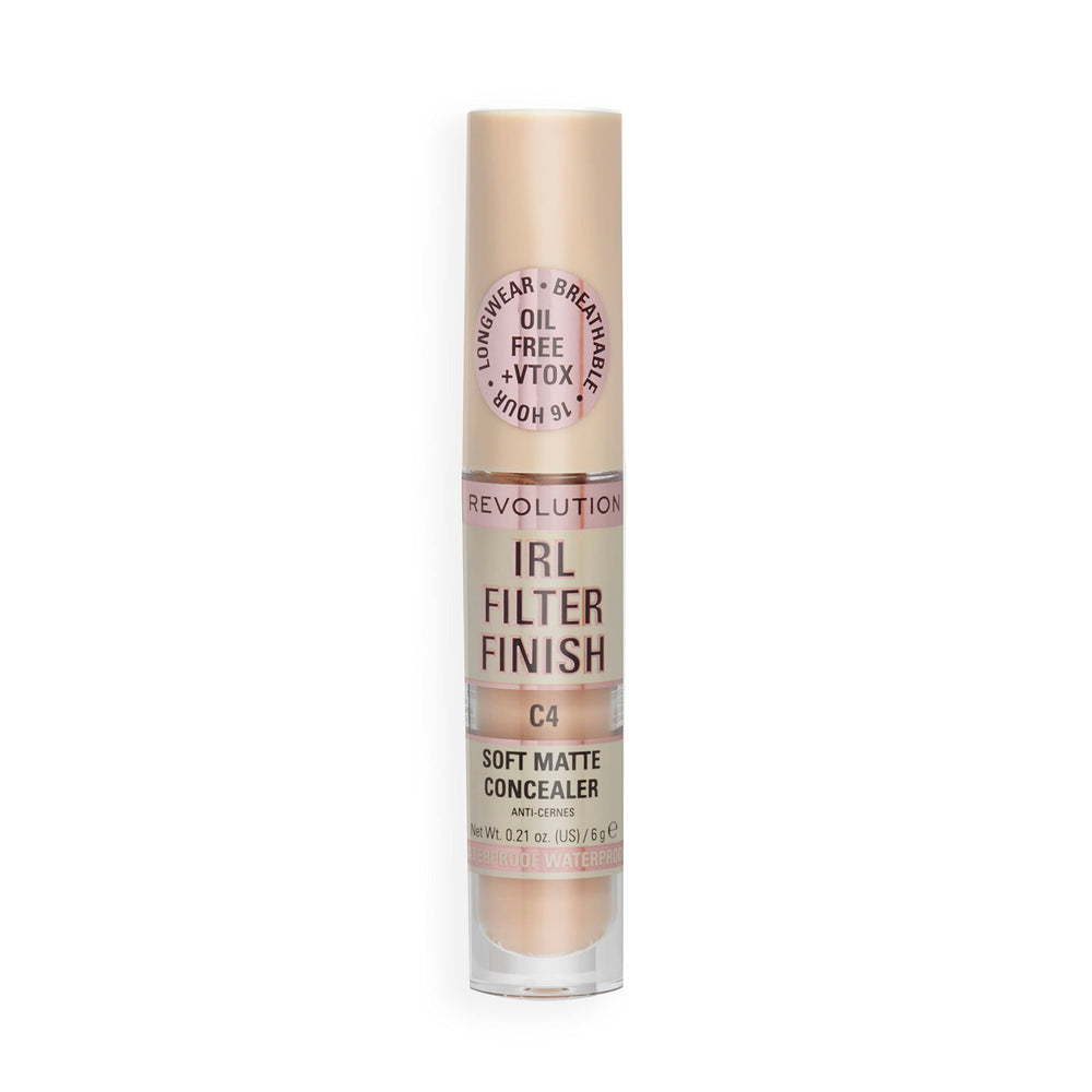 Revolution Beauty London concealer inside makeup bag for travel-friendly convenience