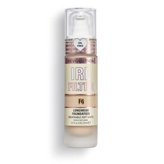 Revolution IRL Filter F6 front bottle showing label and pump, easy precision