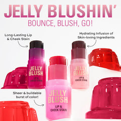 Revolution Beauty London jelly texture close-up highlighting bouncy gel and easy blending benefit