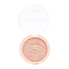 Revolution Beauty London compact front view showing shade Make An Impact and portability
