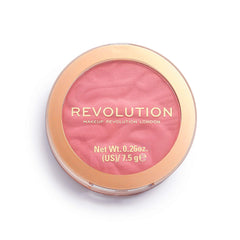 Revolution Beauty London front compact showing Pink Lady blush and color payoff