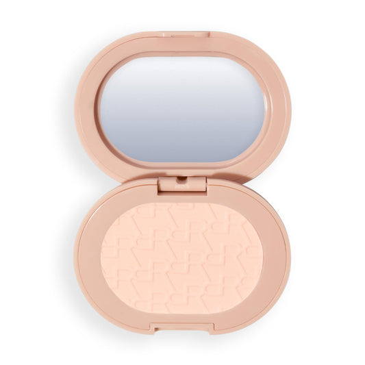 Revolution Powder Pops front packaging showing compact and brand, convenient for touch-ups