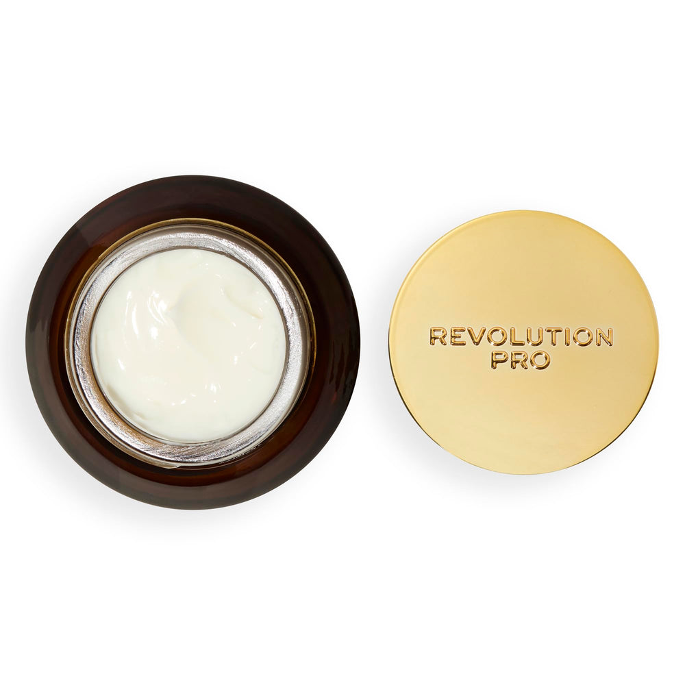 Revolution Beauty London jar in hand for scale and daily routine benefit