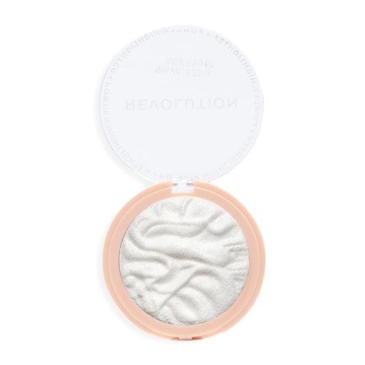 Revolution Beauty London front pan showing Set The Tone high-impact glow
