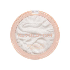Revolution Beauty London compact next to coin showing travel-friendly size