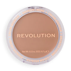 Revolution Beauty London front compact view showing compact and shade label for easy selection