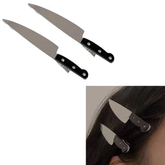 RFTWXHPN front view of black mini knife clips shows edgy style and secure hold