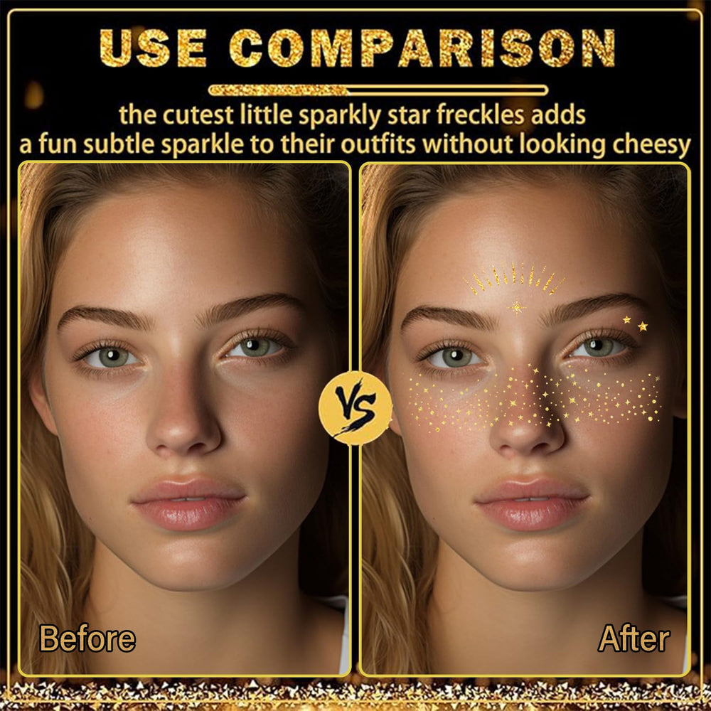 RG ROUGE LX model wearing cheek freckles for a party-ready radiant look