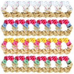 Riceshoot front pack showing 24 colorful scrunchies and quantity benefit