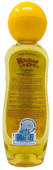 Ricitos de Oro before and after on child's hair showing softer combing benefit