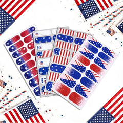 RIICFDD lifestyle nails at a backyard celebration showing festive patriotic flair