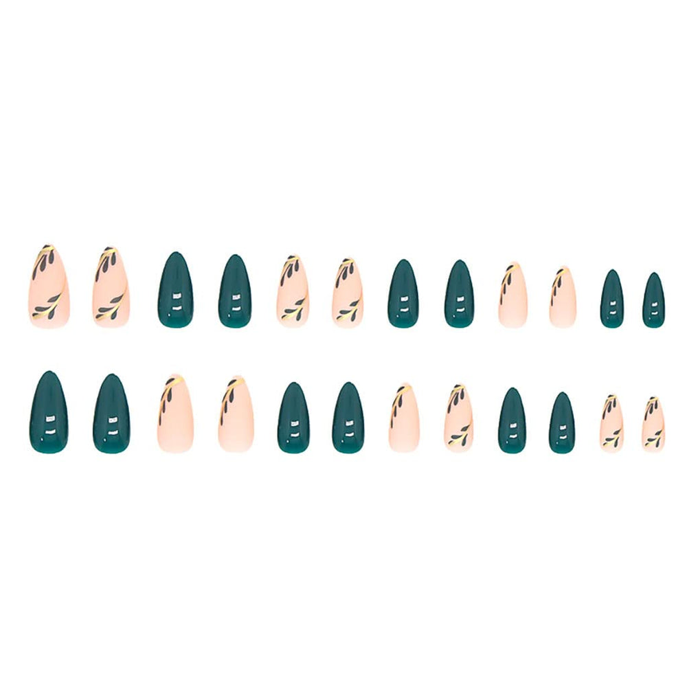 RikView nails in hand demonstrating scale and long almond silhouette before application
