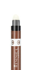 Rimmel Exaggerate applied on eyes in lifestyle setting, illustrates wearable smoky shine