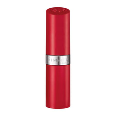 Rimmel texture close-up revealing creamy matte finish and comfortable glide benefit