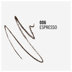 Rimmel Kind & Free close-up of ultra-fine tip creating hair-like strokes for precision