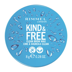 Rimmel clear brow wax tube front view shows packaging and compact size