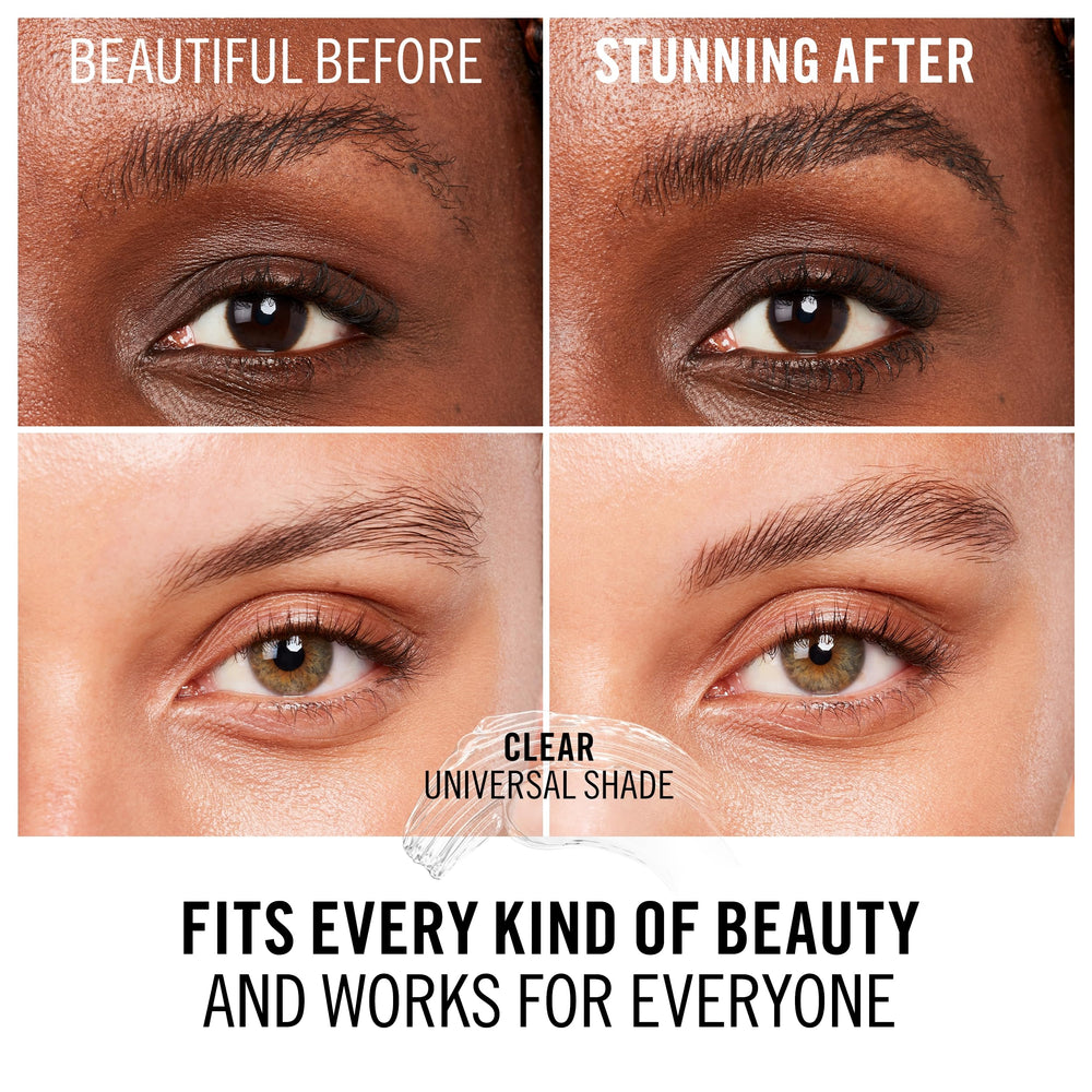Rimmel clear wax texture smear highlighting non-flaking smooth finish