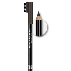 Rimmel eyebrow pencil front packaging showing shade and precise shaping benefit