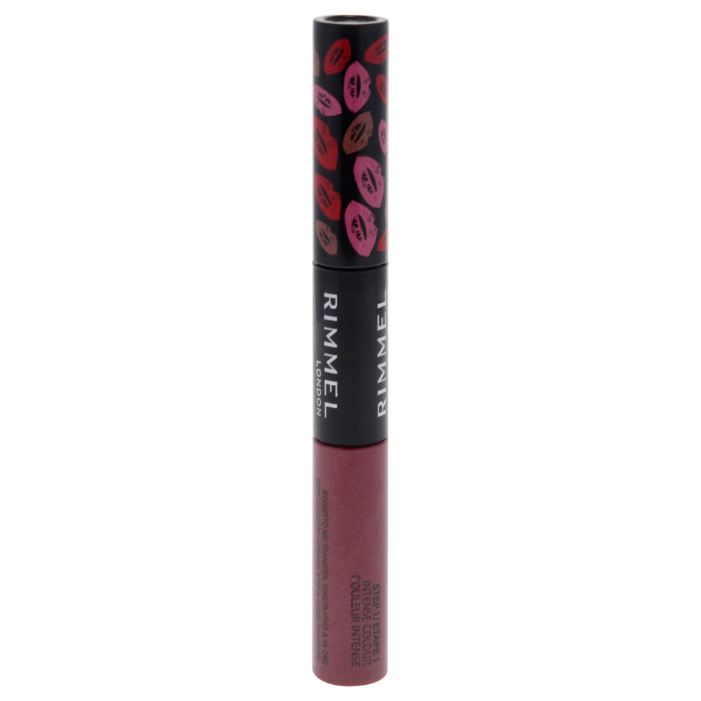 Rimmel Provocalips front packaging showing shade 005 Just Teasing and applicators for precise color