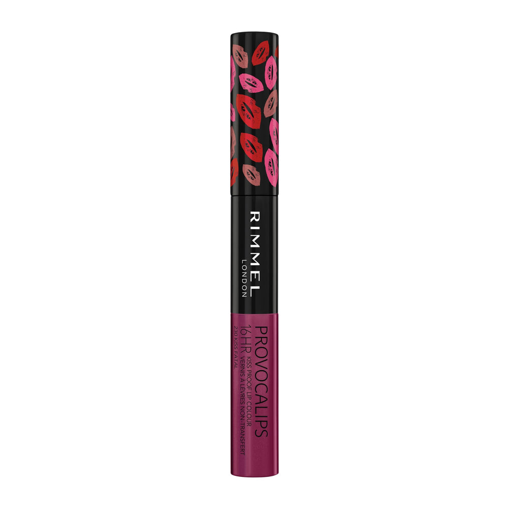 rimmel provocalips open duo showing both color and clear lock for easy two-step use