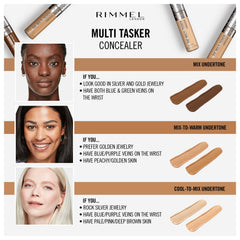 Rimmel concealer held in hand showing size for travel and everyday use