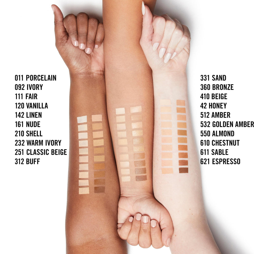 Rimmel Stay Matte applied under-eye, concealing dark circles visibly