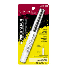 Rimmel Wonder’Serum clear drop of serum showing lightweight texture and absorption