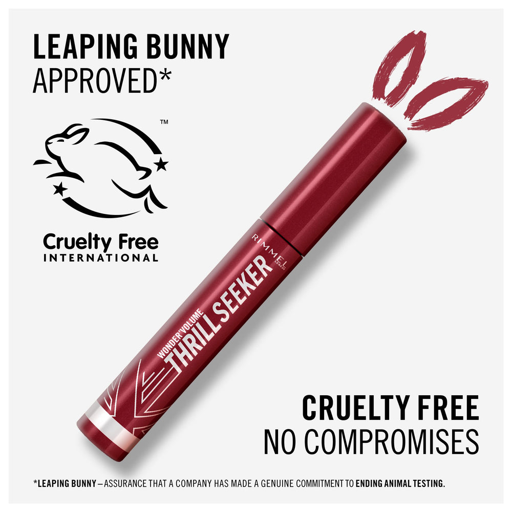Rimmel label close-up highlighting panthenol ingredient and conditioning benefit