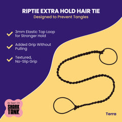 Rip Tie close-up of tubular nylon texture for tangle-free benefit