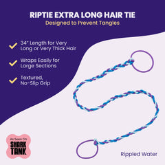 Rip Tie close-up of nylon texture highlighting smooth, tangle-free surface benefit