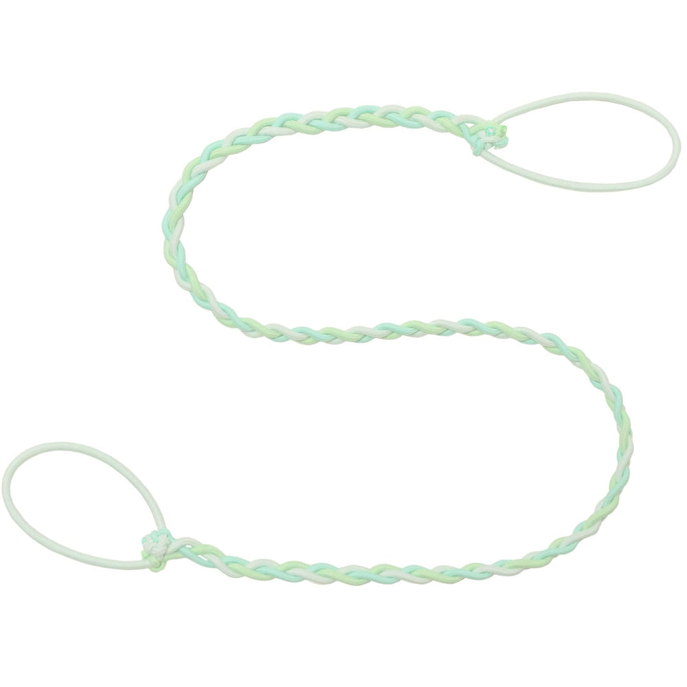 Rip Tie front packaging showing seafoam green tie and clear branding, highlights durability