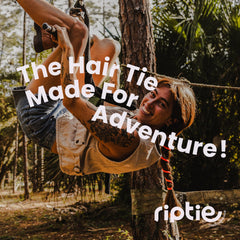 Rip Tie during outdoor run illustrating reliable hold for active lifestyles