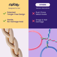 Rip Tie worn on wrist demonstrating convenience and quick-access benefit
