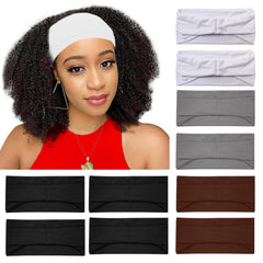 RITOPER front pack of ten black and white headbands showing value and variety