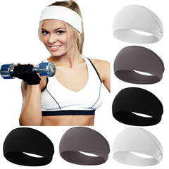 RITOPER front view of wide headband showing shape and color, comfortable fit