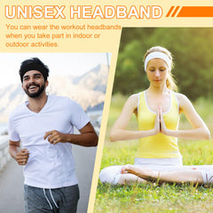 RITOPER headband on runner outdoors showcasing moisture-wicking benefit