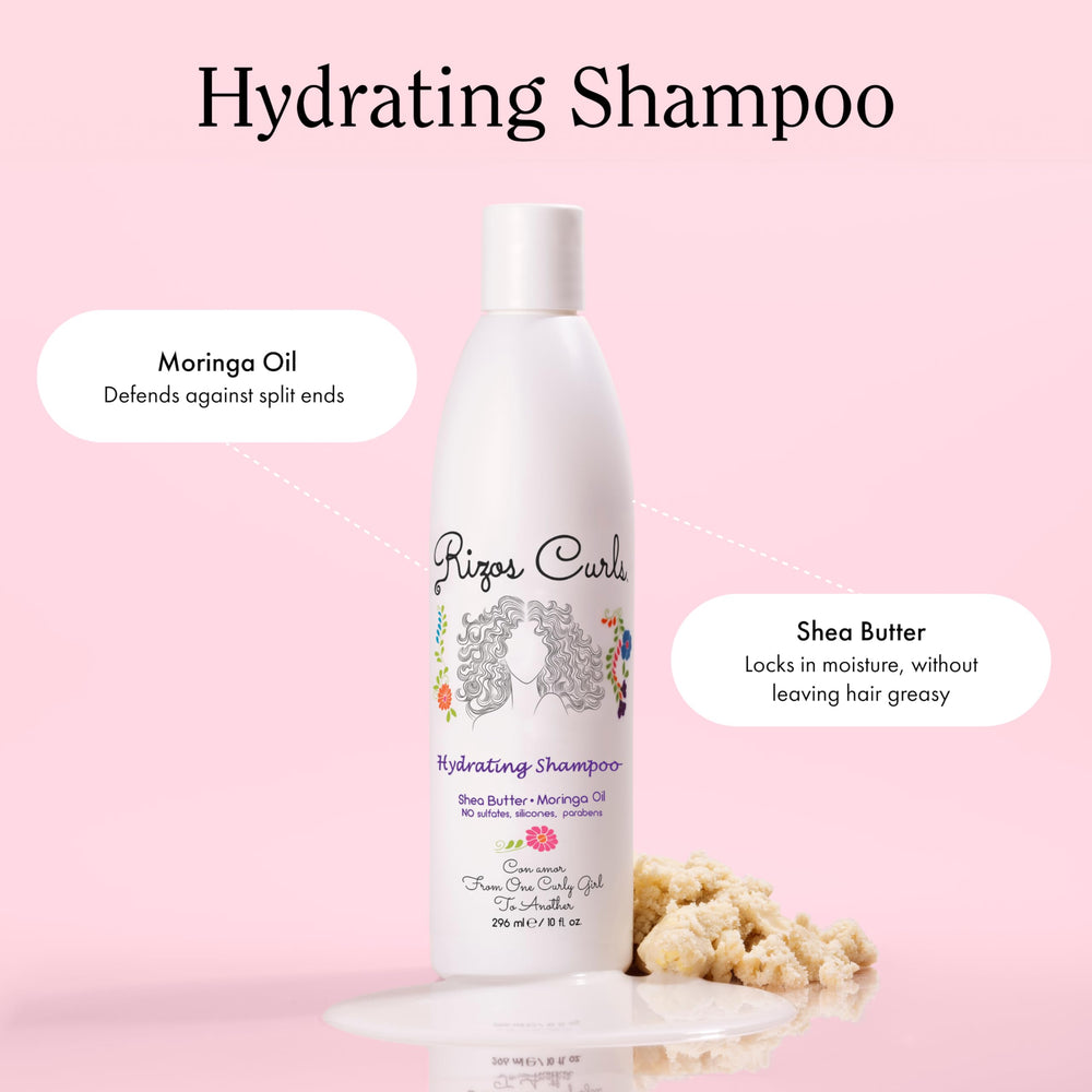 Rizos Curls conditioner cream texture close-up showing rich hydration