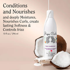 Rizos Curls open jar revealing creamy conditioner texture for easy detangling