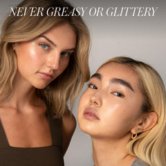 RMS Beauty luminizer on collarbones in outfit scene adds radiant benefit