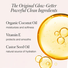 RMS Beauty label and ingredient list highlighting skin-friendly benefit