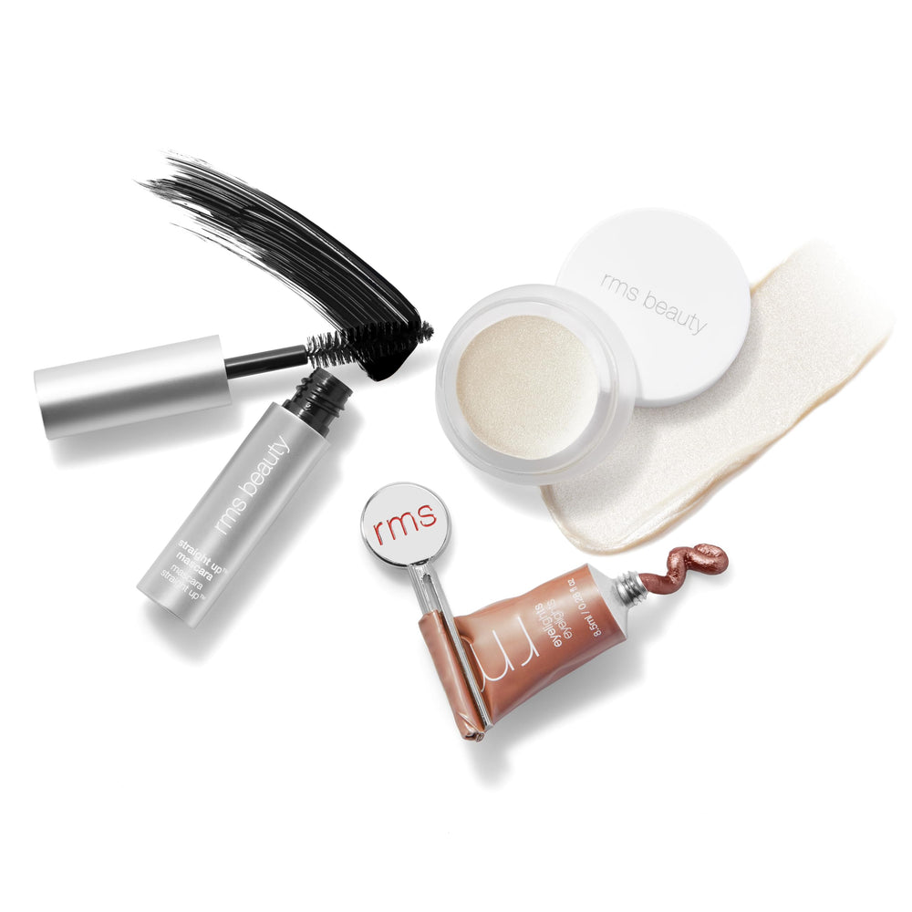 RMS Beauty jar next to coin shows compact 0.17 oz travel benefit