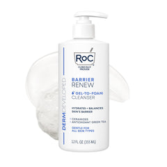 RoC front packaging showing bottle and label, clarifies product purpose