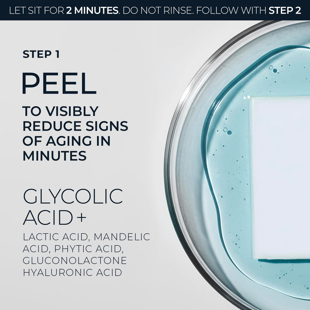 RoC application on cheek illustrating smooth, refined skin result