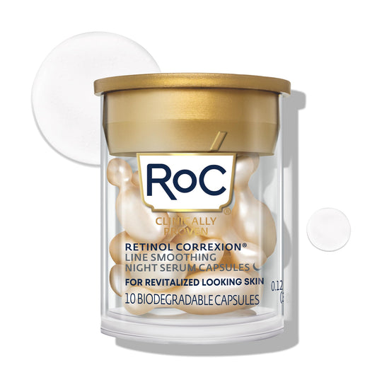 RoC front packaging showing capsules and anti-aging benefits